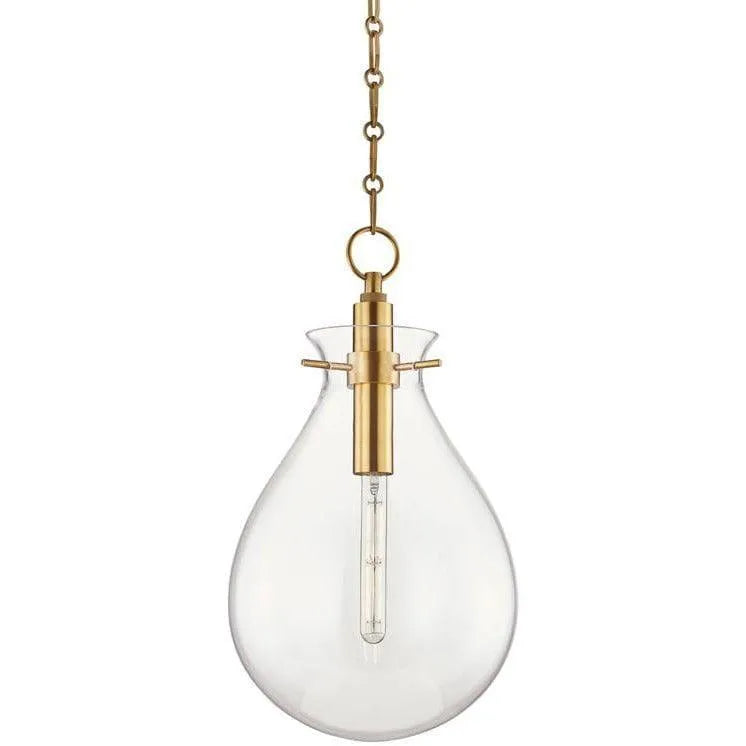 Hudson Valley Lighting - Ivy Pendant - BKO102-AGB | Montreal Lighting & Hardware