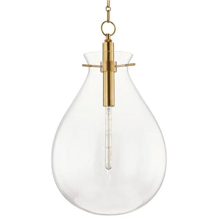 Hudson Valley Lighting - Ivy Pendant - BKO103-AGB | Montreal Lighting & Hardware