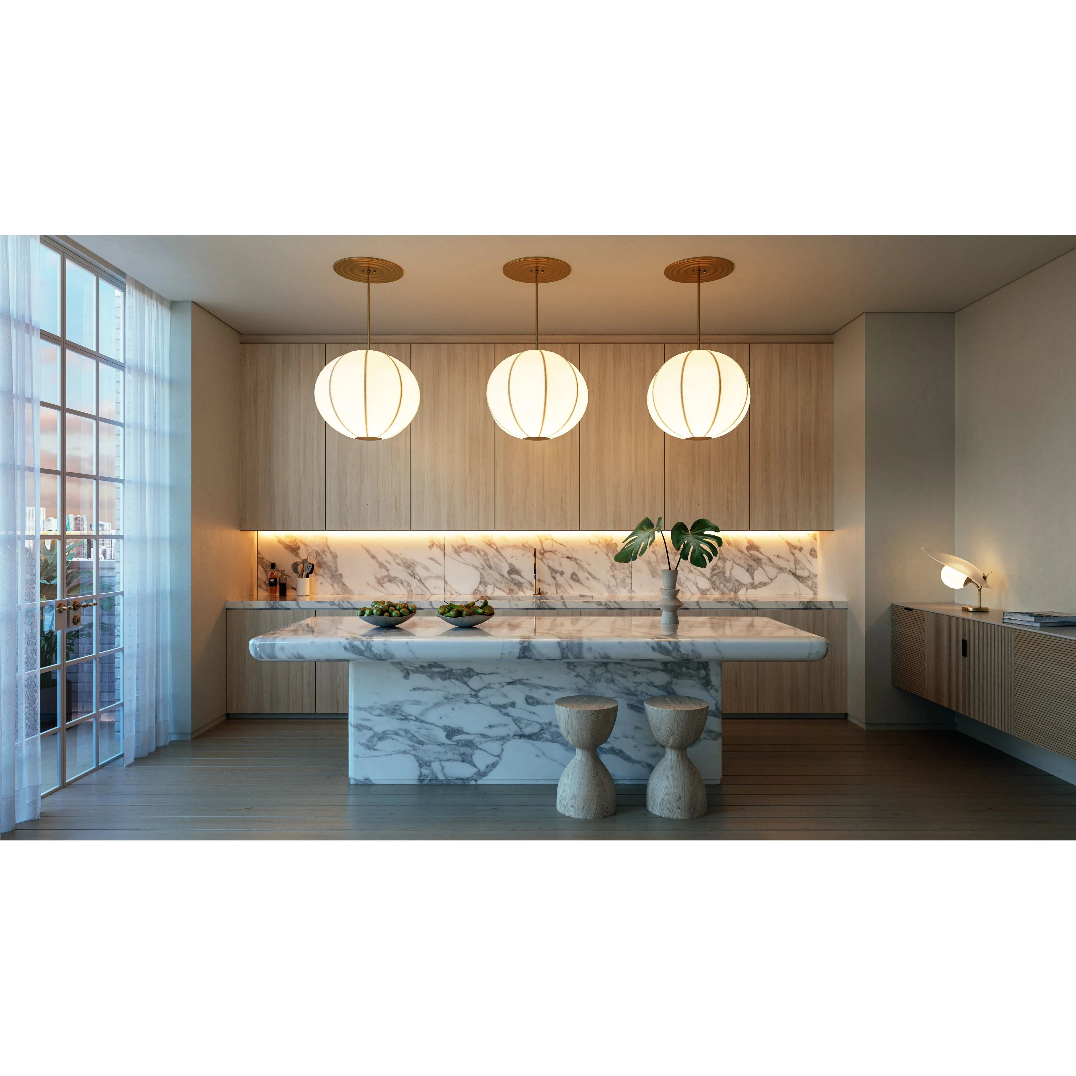 Hudson Valley Lighting - Jupiter Pendant - KBS1744701L-AGB | Montreal Lighting & Hardware