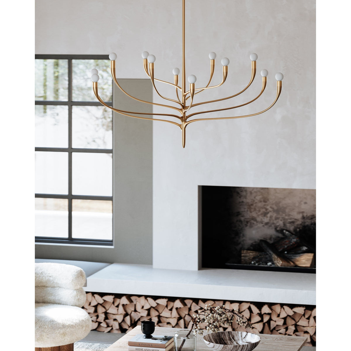 Hudson Valley Lighting - Labra Chandelier - 9606-AI | Montreal Lighting & Hardware