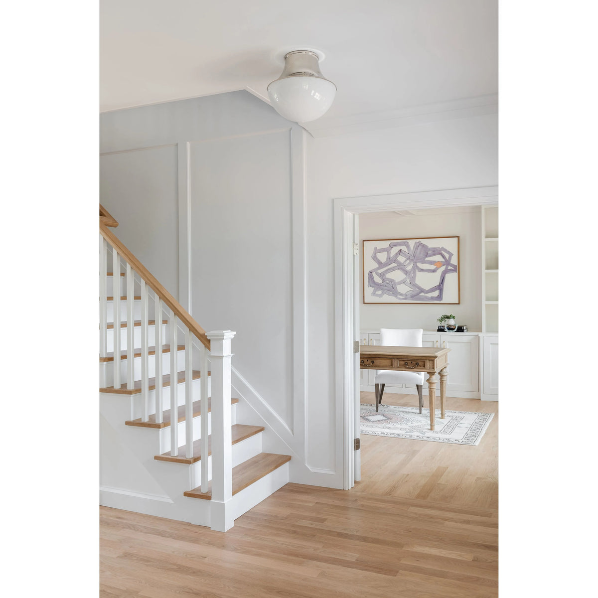 Hudson Valley Lighting - Lettie Flush Mount - 9411-AGB | Montreal Lighting & Hardware