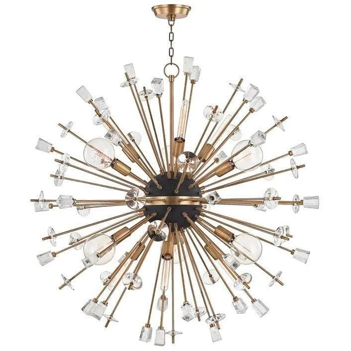 Hudson Valley Lighting - Liberty Chandelier - 5046-AGB | Montreal Lighting & Hardware