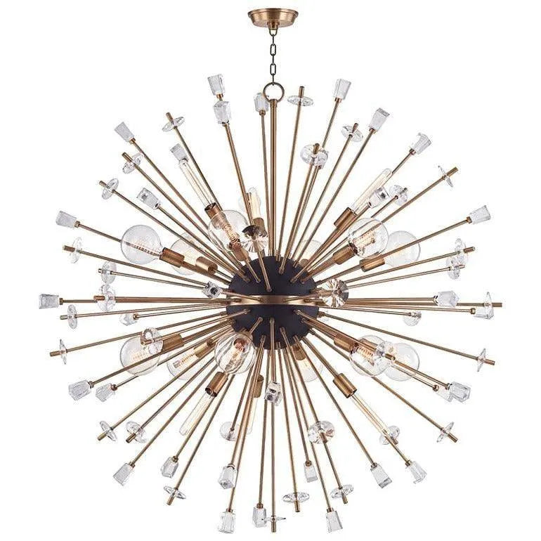 Hudson Valley Lighting - Liberty Chandelier - 5060-AGB | Montreal Lighting & Hardware