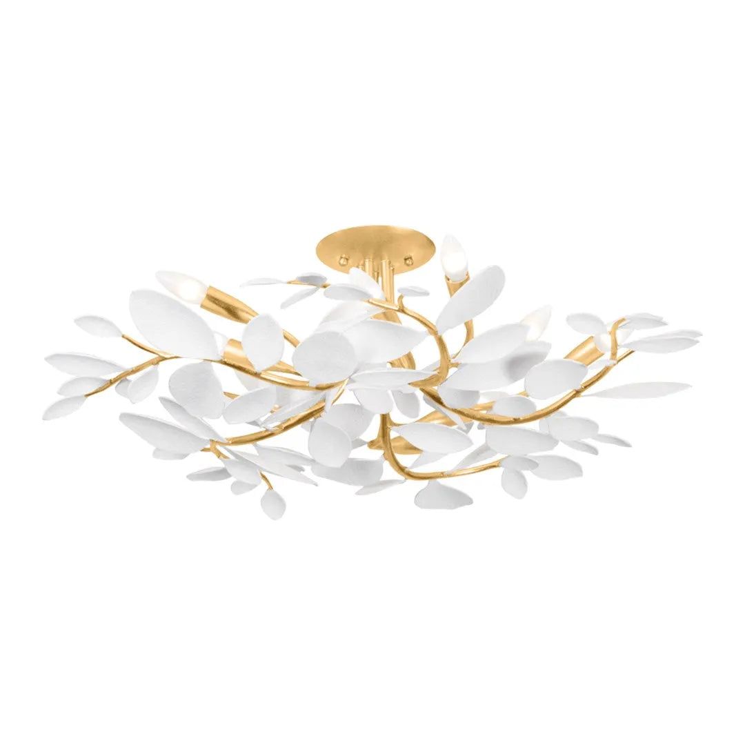 Hudson Valley Lighting - Marabec Semi Flush Mount - 2232-VGL/WP | Montreal Lighting & Hardware