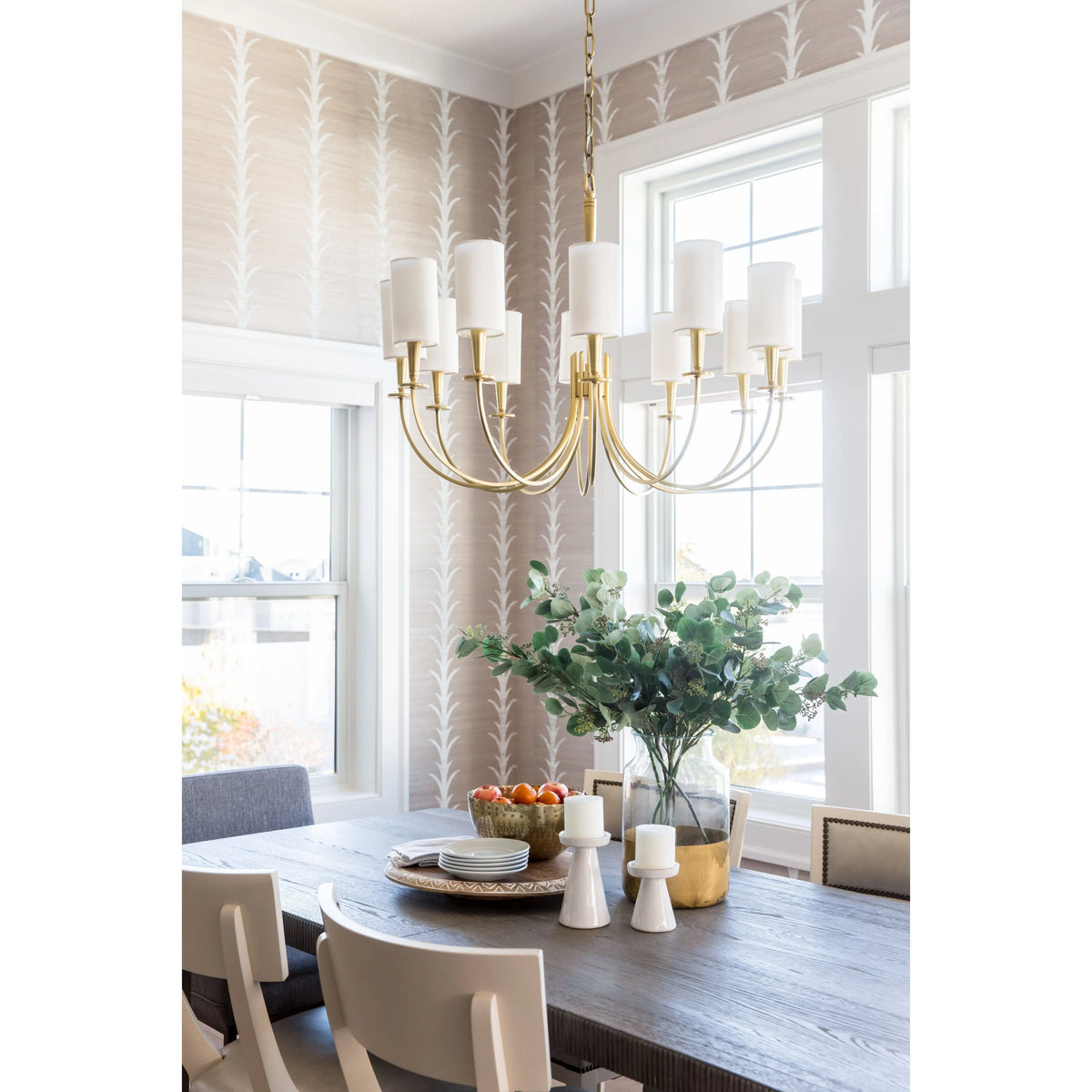 Hudson Valley Lighting - Mason Chandelier - 8028-AGB | Montreal Lighting & Hardware