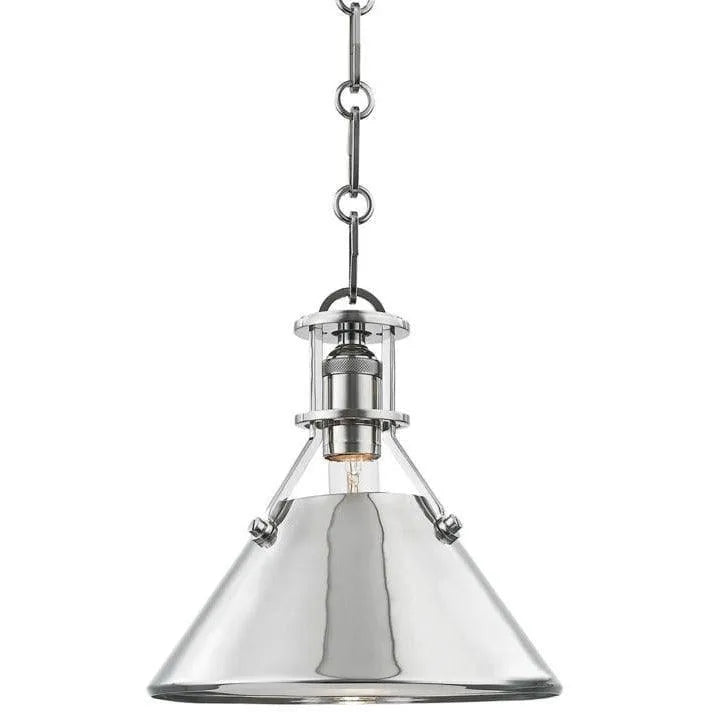 Hudson Valley Lighting - Metal No. 2 Pendant - MDS951-PN | Montreal Lighting & Hardware