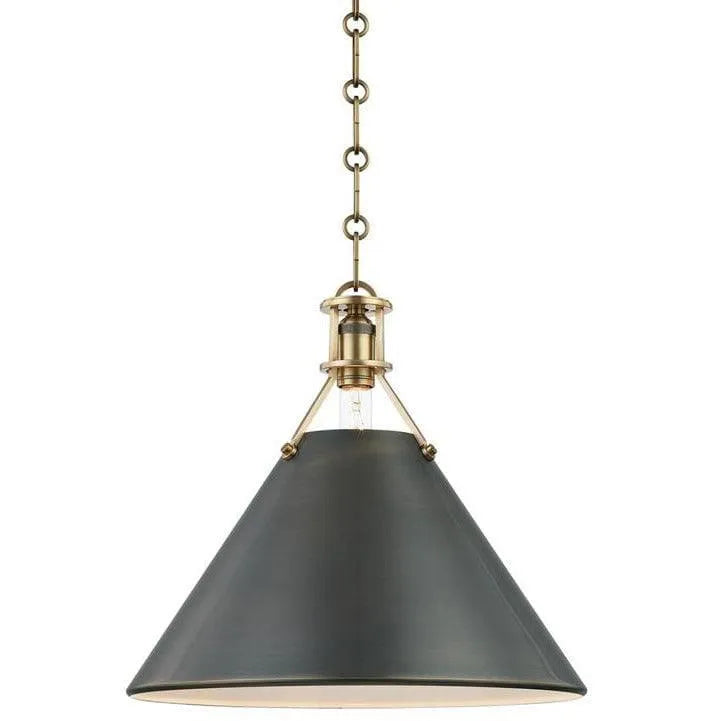 Hudson Valley Lighting - Metal No. 2 Pendant - MDS952-ADB | Montreal Lighting & Hardware