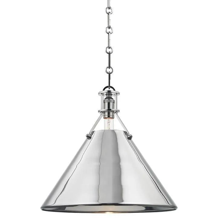 Hudson Valley Lighting - Metal No. 2 Pendant - MDS952-PN | Montreal Lighting & Hardware