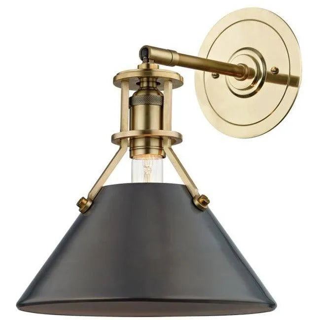 Hudson Valley Lighting - Metal No. 2 Wall Sconce - MDS950-ADB | Montreal Lighting & Hardware