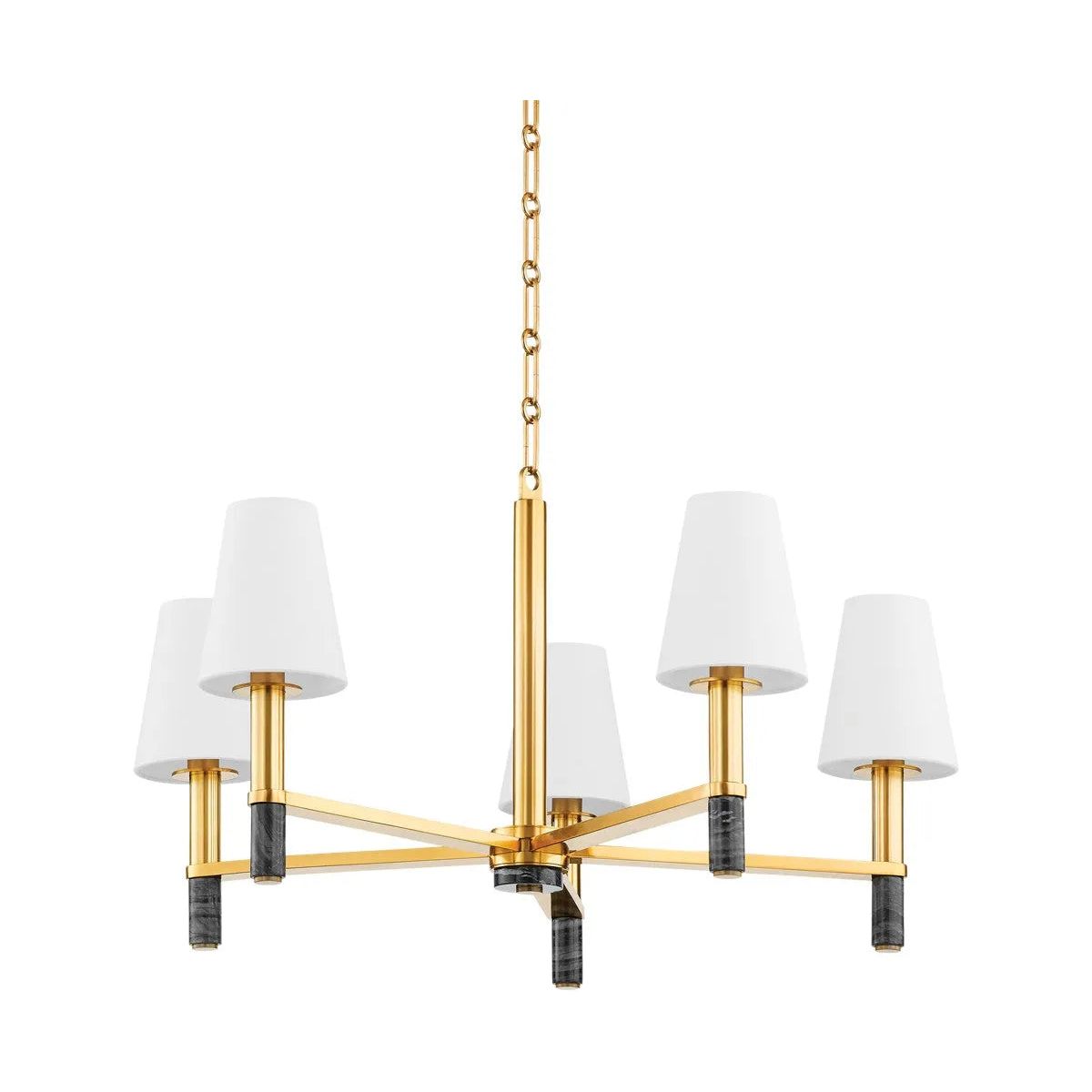 Hudson Valley Lighting - Montreal Chandelier - 5630-AGB | Montreal Lighting & Hardware