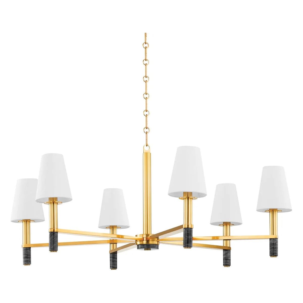 Hudson Valley Lighting - Montreal Chandelier - 5640-AGB | Montreal Lighting & Hardware