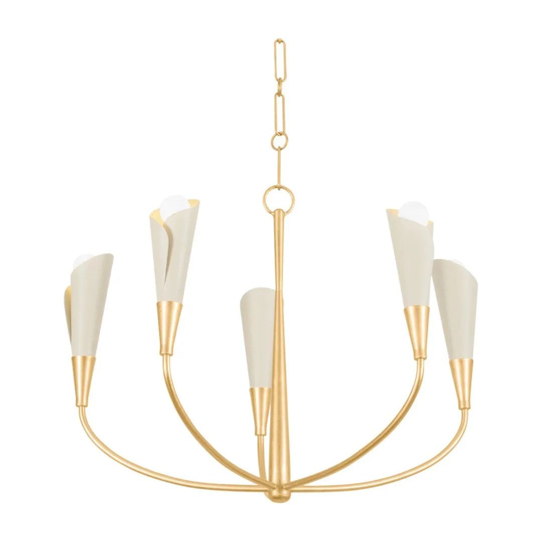 Hudson Valley Lighting - Montrose Chandelier - 3155-VGL/SSD | Montreal Lighting & Hardware