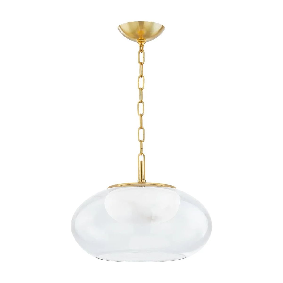 Hudson Valley Lighting - Moore LED Pendant - 9017-AGB | Montreal Lighting & Hardware