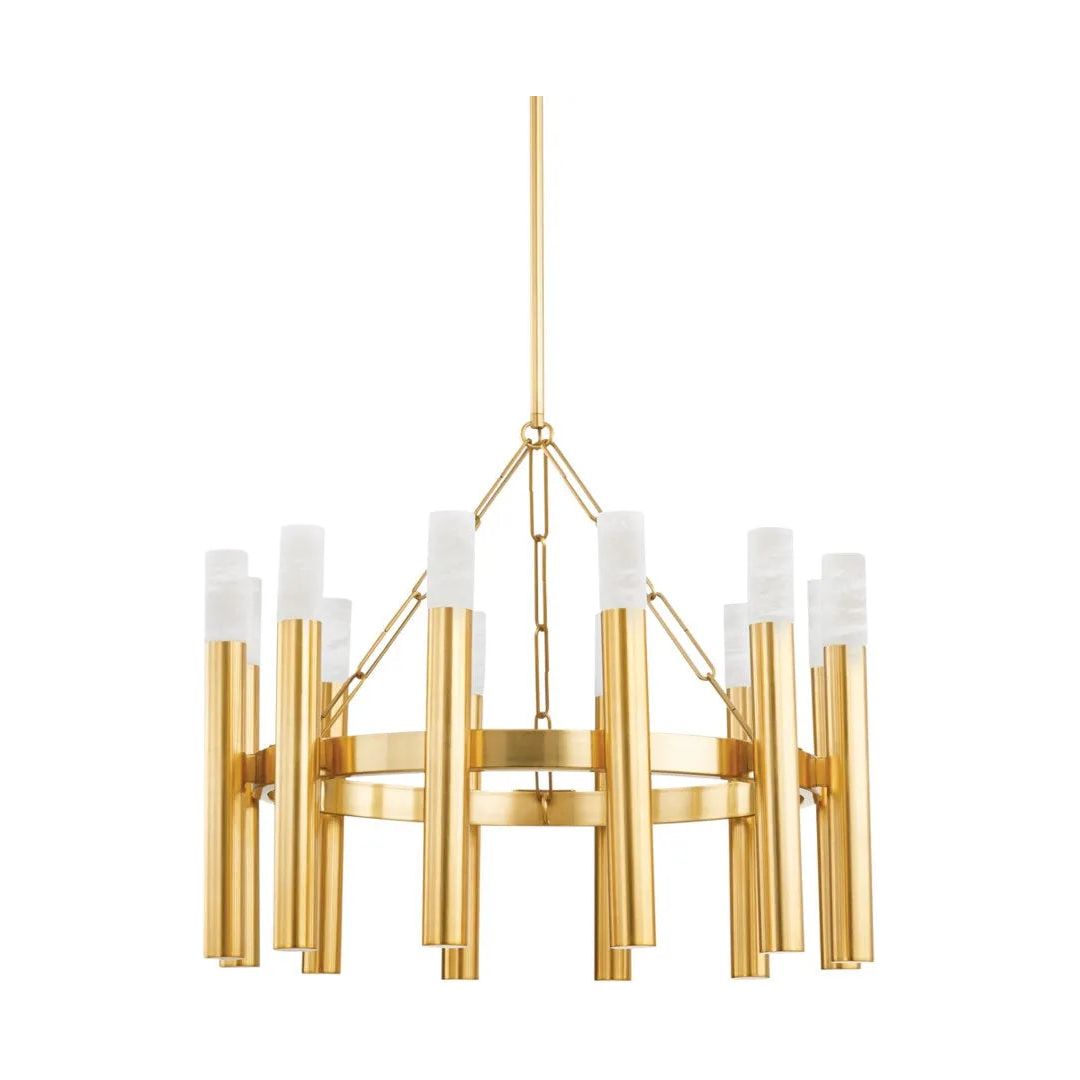 Hudson Valley Lighting - Pali Chandelier - 5728-AGB | Montreal Lighting & Hardware