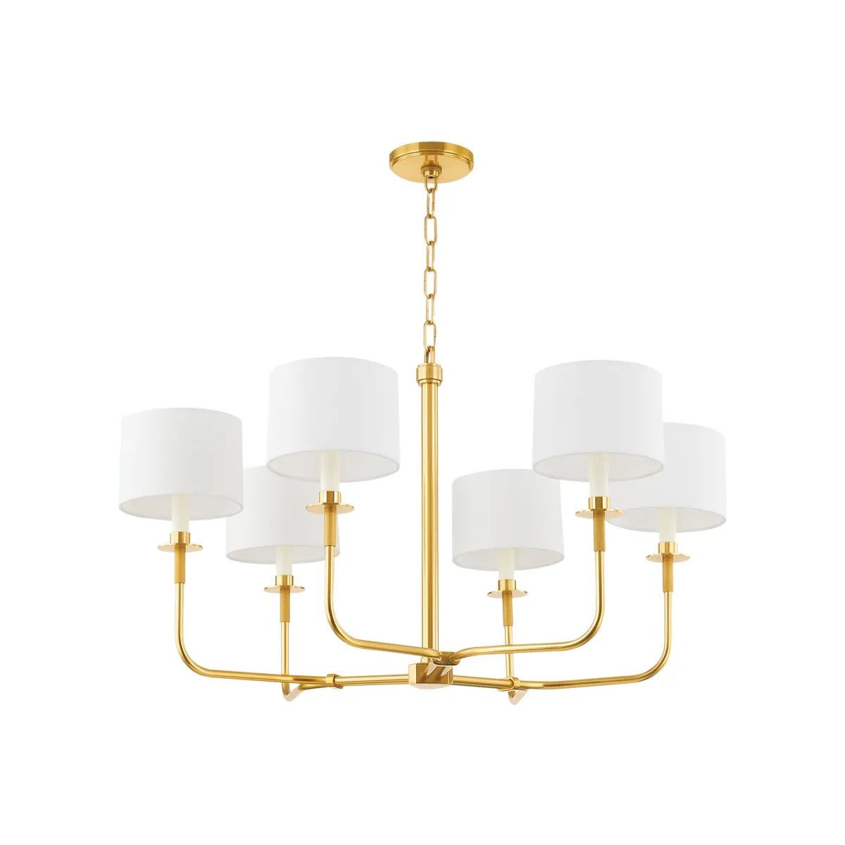 Hudson Valley Lighting - Paramus Chandelier - 9136-AGB | Montreal Lighting & Hardware