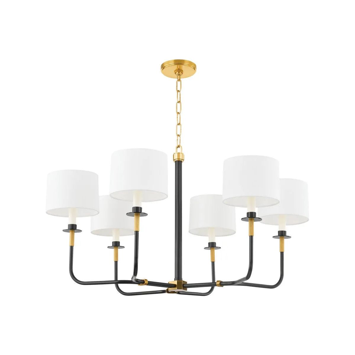 Hudson Valley Lighting - Paramus Chandelier - 9136-AOB | Montreal Lighting & Hardware