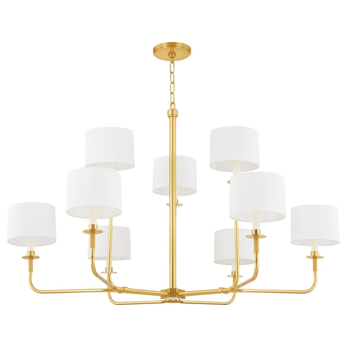 Hudson Valley Lighting - Paramus Chandelier - 9148-AGB | Montreal Lighting & Hardware