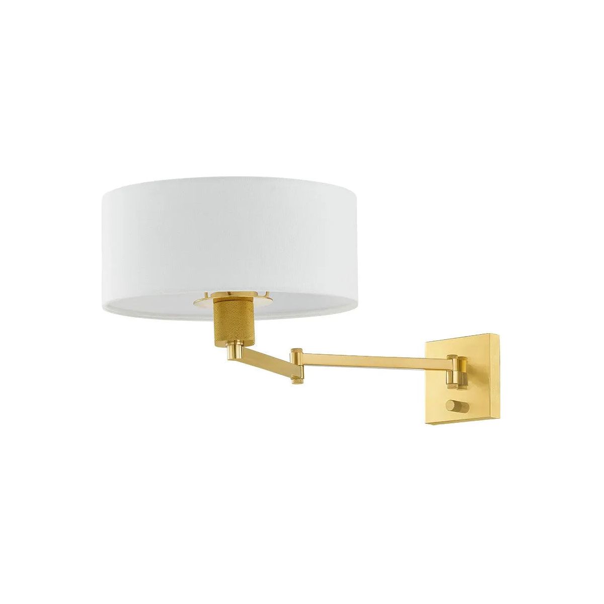 Hudson Valley Lighting - Sammy Wall Sconce - BKO1600-AGB | Montreal Lighting & Hardware