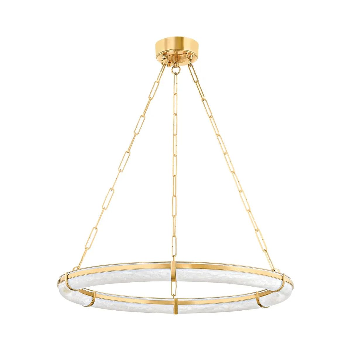 Hudson Valley Lighting - Sennett LED Chandelier - 5130-AGB | Montreal Lighting & Hardware