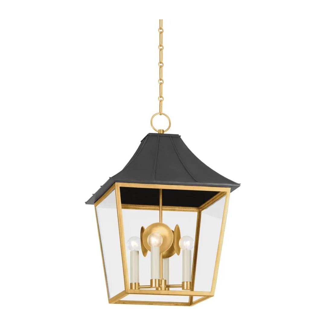 Hudson Valley Lighting - Staatsburg Lantern - 4904-VGL/GRA | Montreal Lighting & Hardware