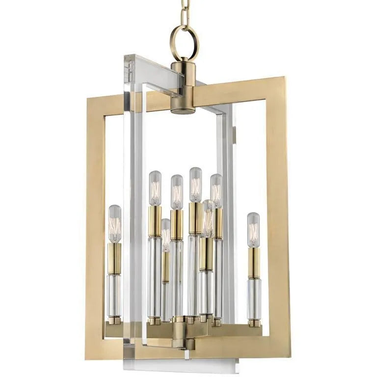 Hudson Valley Lighting - Wellington Pendant - 9317-AGB | Montreal Lighting & Hardware