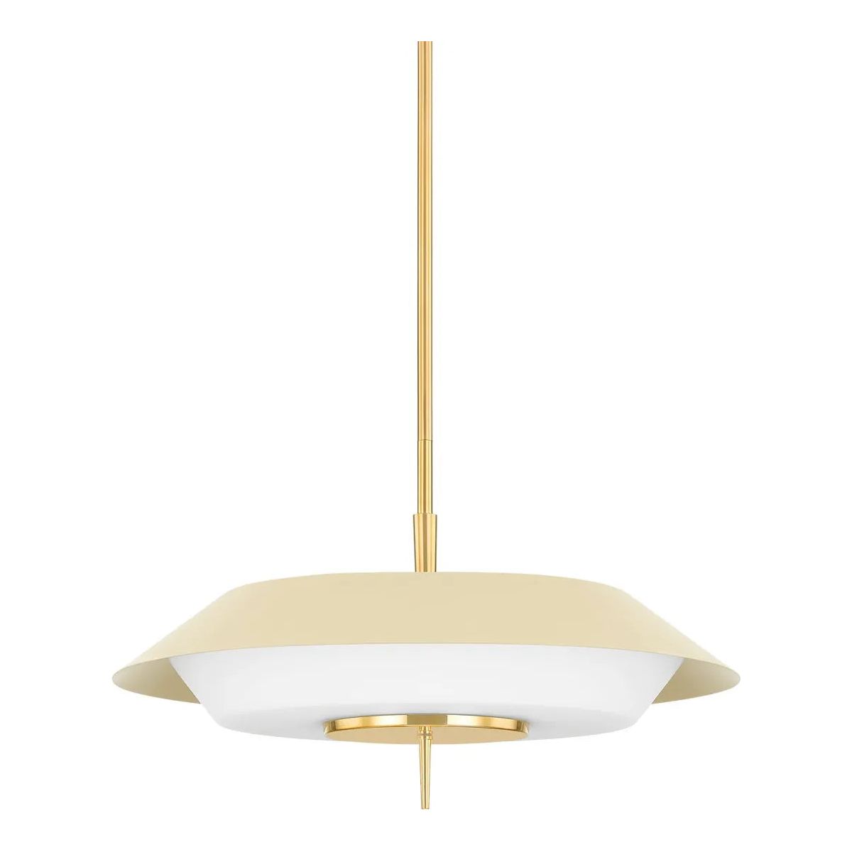 Hudson Valley Lighting - Westport Pendant - 4304-AGB/SSD | Montreal Lighting & Hardware