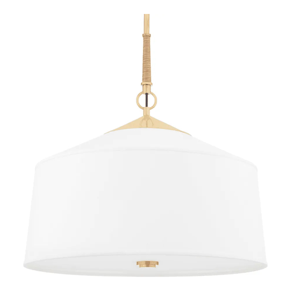 Hudson Valley Lighting - White Plains Pendant - 5223-AGB | Montreal Lighting & Hardware