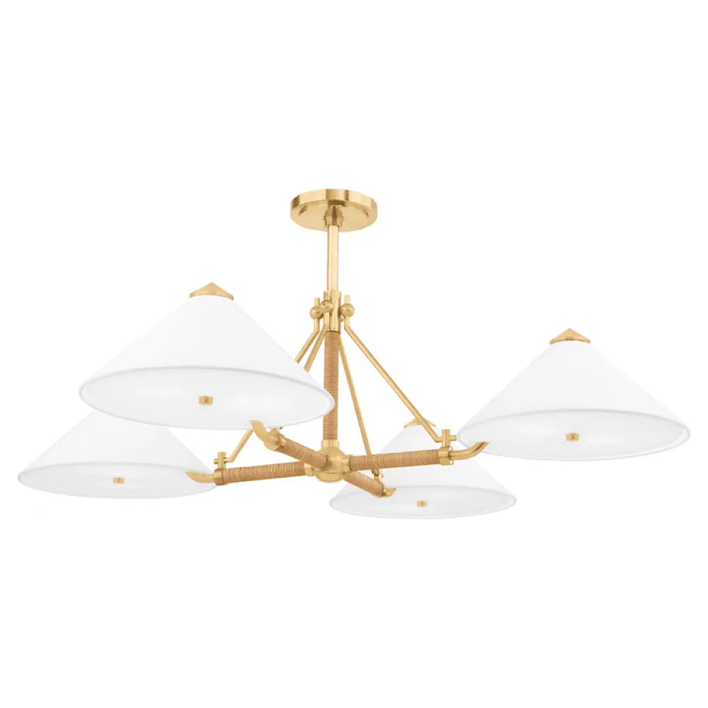 Hudson Valley Lighting - Williamsburg Chandelier - 1046-AGB | Montreal Lighting & Hardware