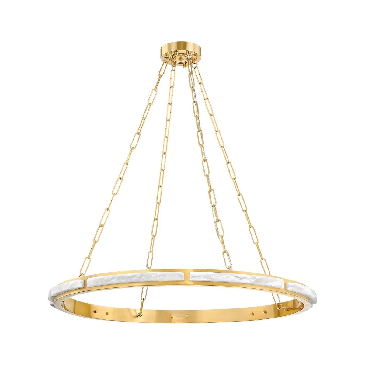 Hudson Valley Lighting - Wingate LED Chandelier - 8136-AGB | Montreal Lighting & Hardware