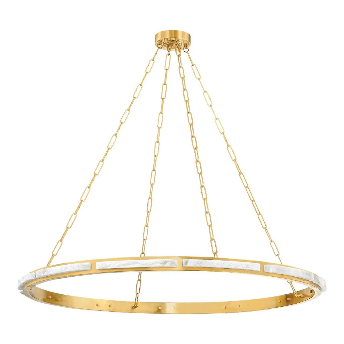 Hudson Valley Lighting - Wingate LED Chandelier - 8148-AGB | Montreal Lighting & Hardware