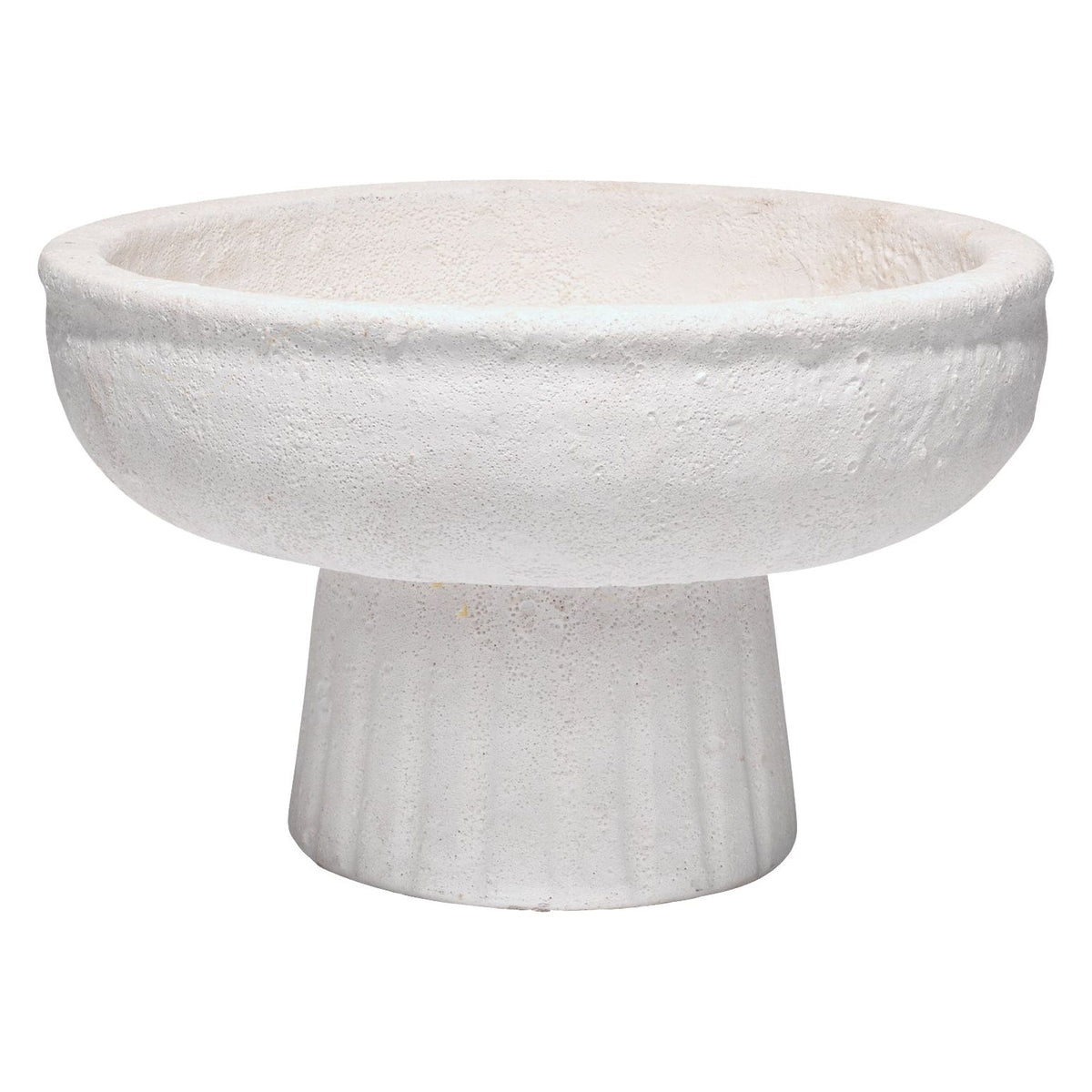 Jamie Young Company - Aegean Pedestal Bowl - 7AEGE-SMWH | Montreal Lighting & Hardware