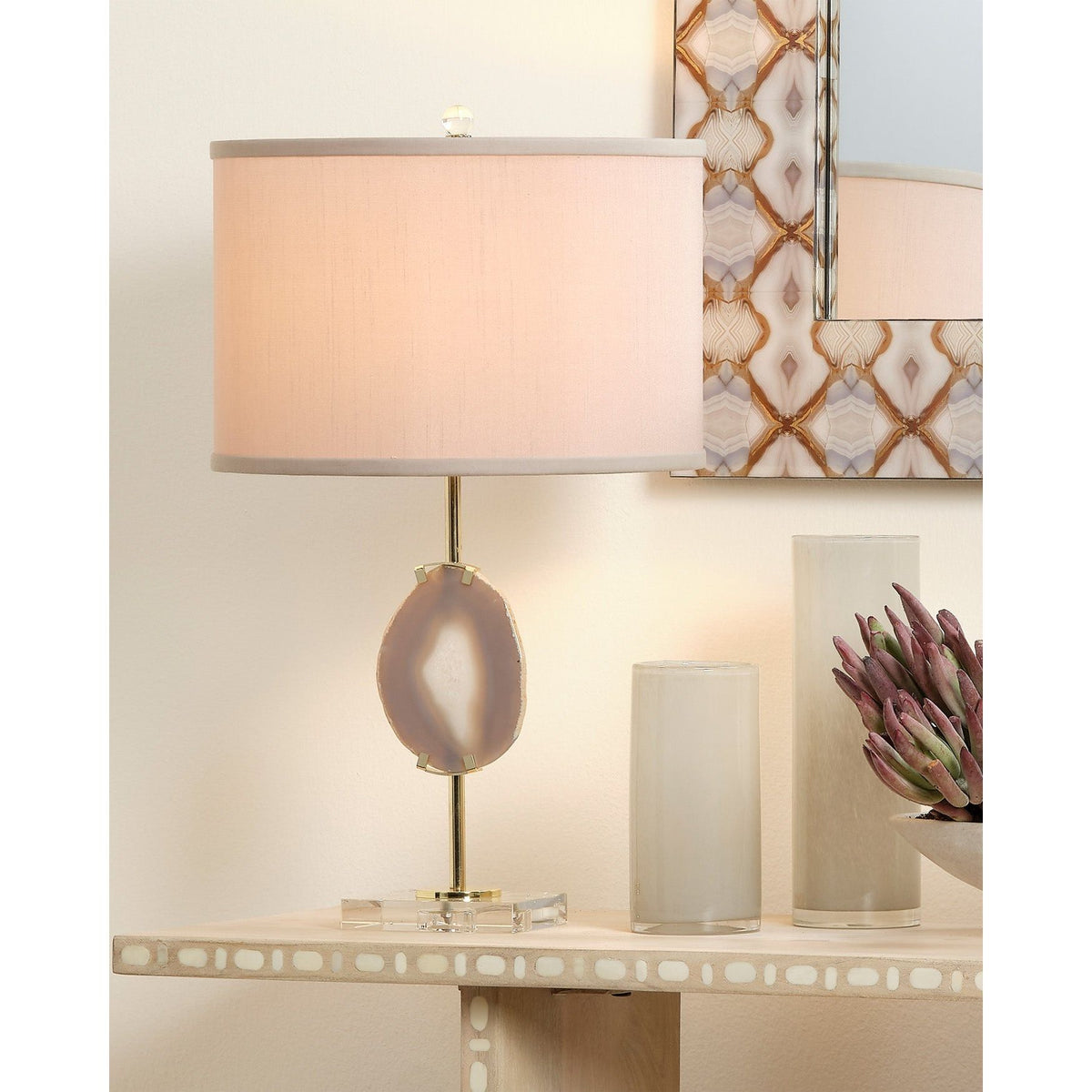 Jamie Young Company - Agate Slice Table Lamp - 9AGATELVBR | Montreal Lighting & Hardware