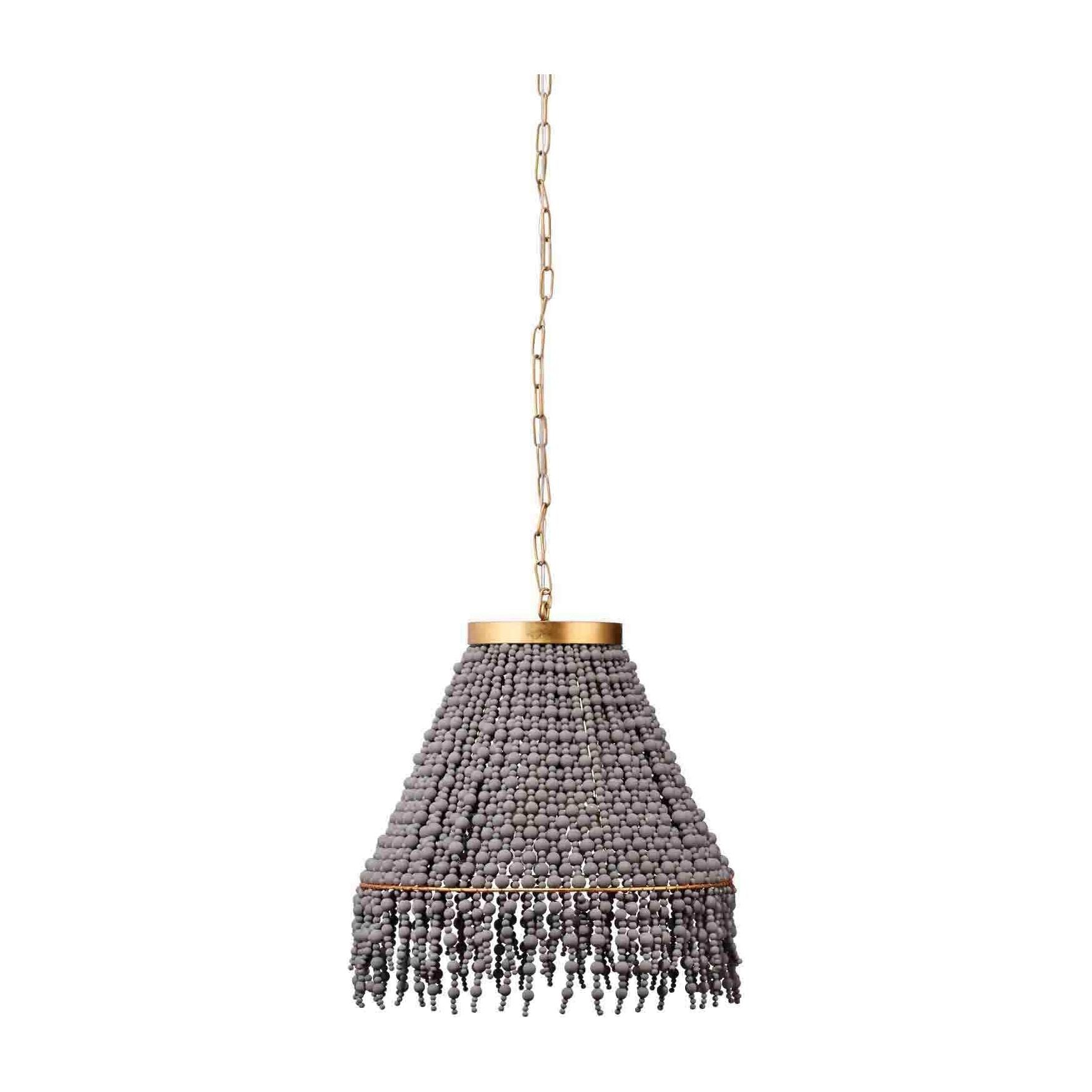 Jamie Young Company - Angelou Beaded Cone Chandelier - 5ANGE-CHGR | Montreal Lighting & Hardware