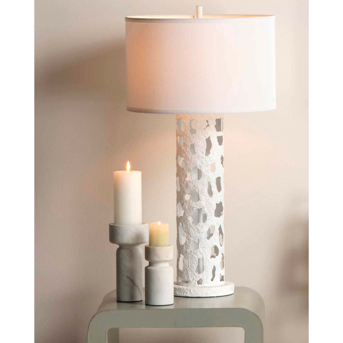 Jamie Young Company - Apollo Candleholder - 7APOL-CHWH | Montreal Lighting & Hardware