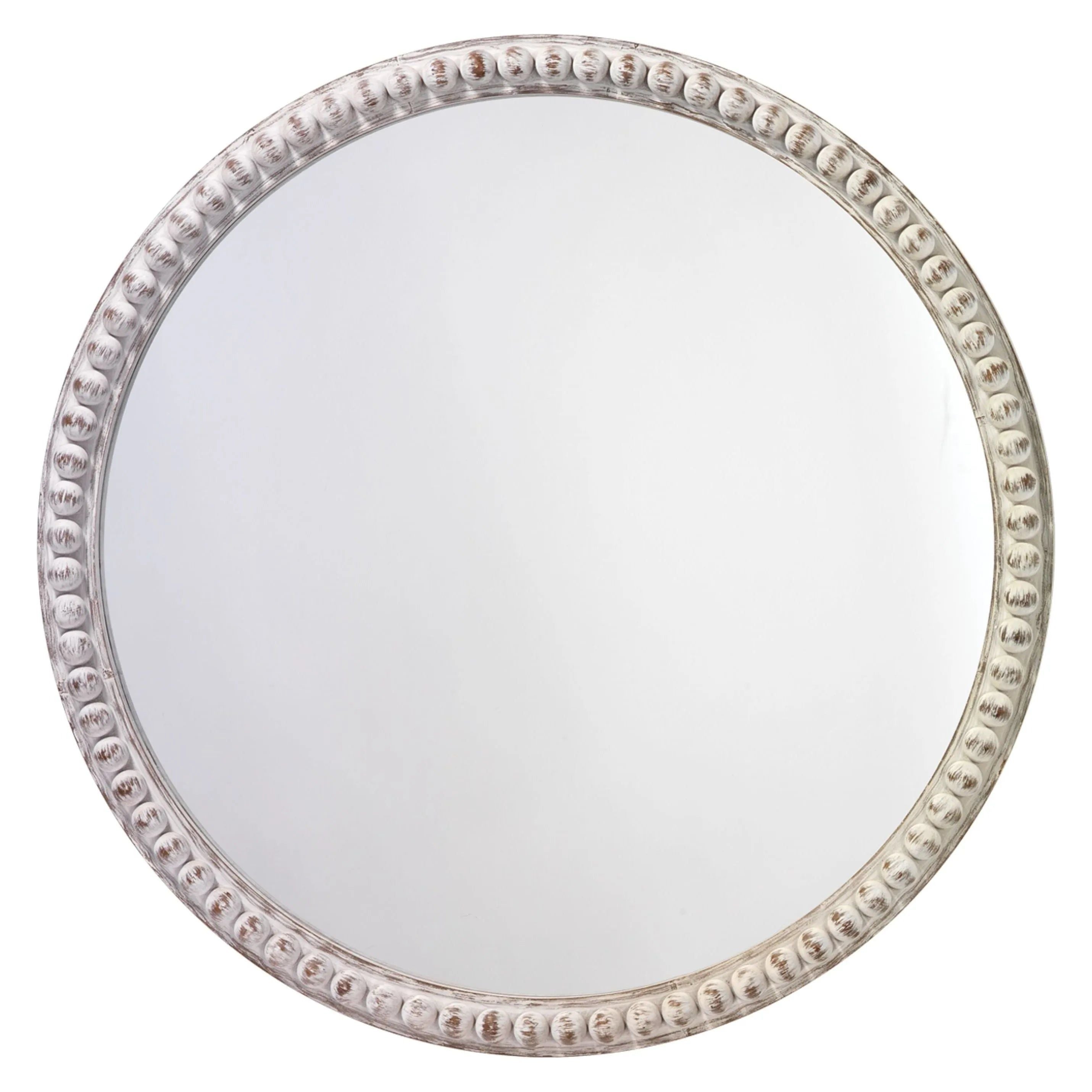 Jamie Young Company - Audrey Beaded Mirror - 7AUDR-MIWH | Montreal Lighting & Hardware