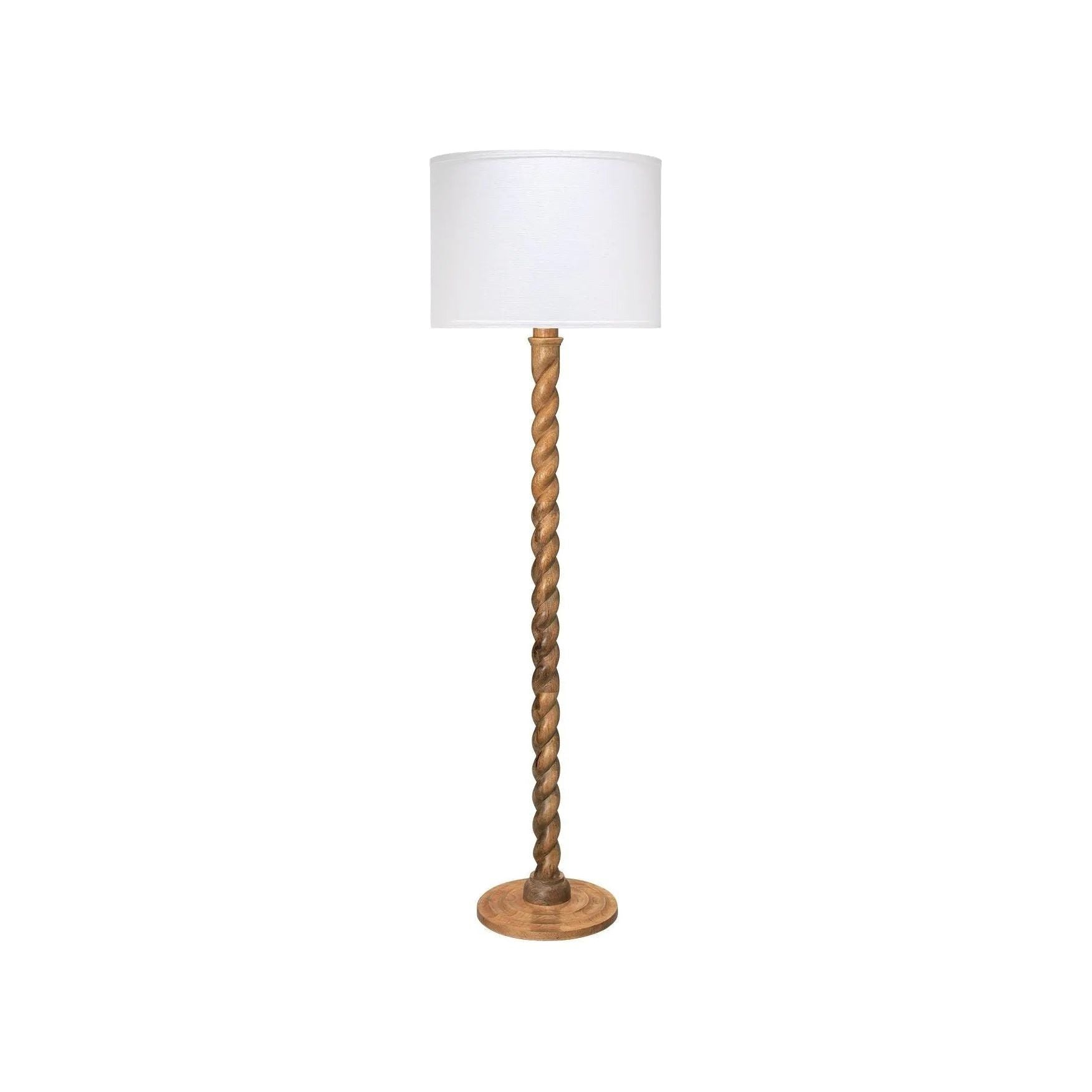 Jamie Young Company - Barley Twist Floor Lamp - 1BARL-FLNA | Montreal Lighting & Hardware