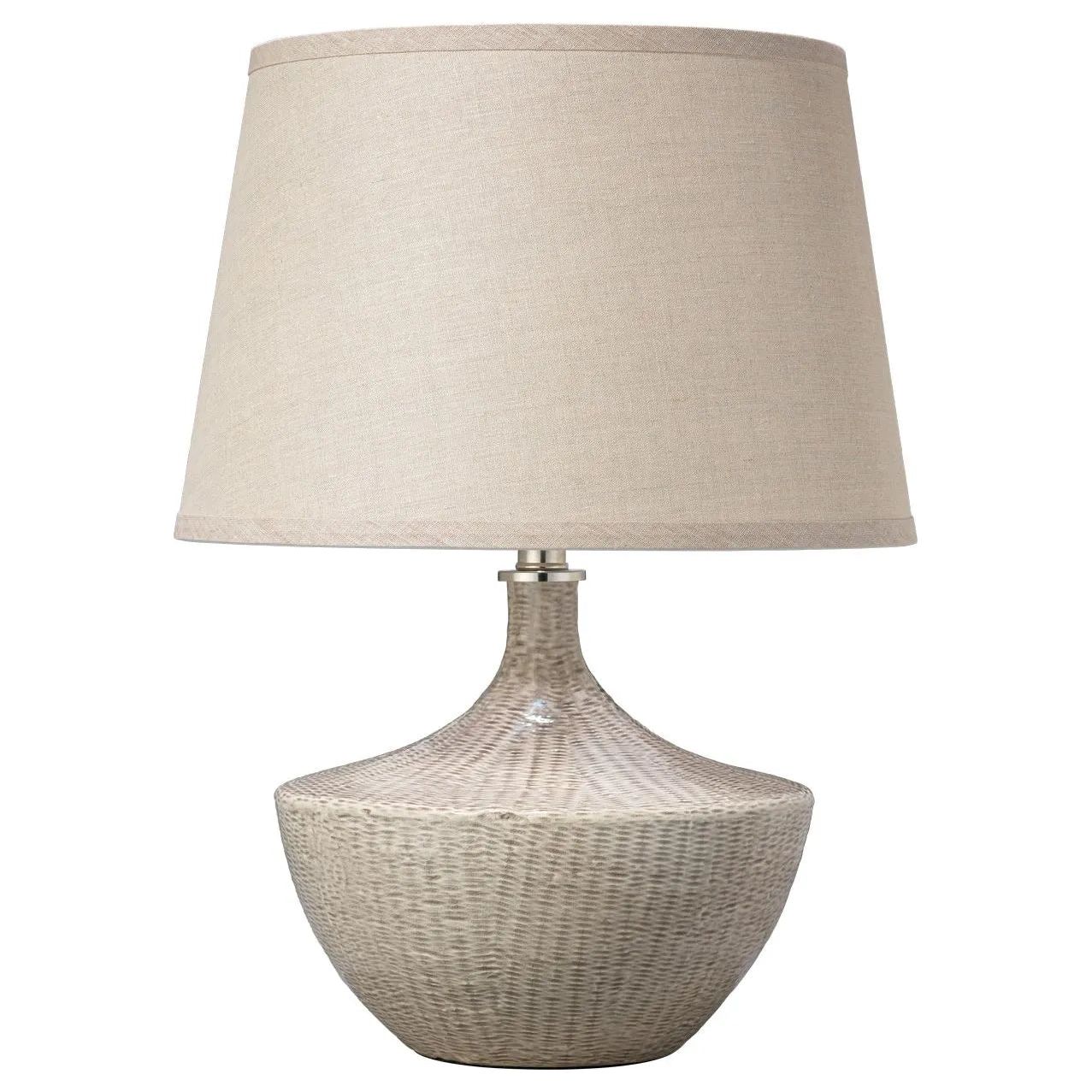 Jamie Young Company - Basketweave Table Lamp - 9BASKWHC255M | Montreal Lighting & Hardware