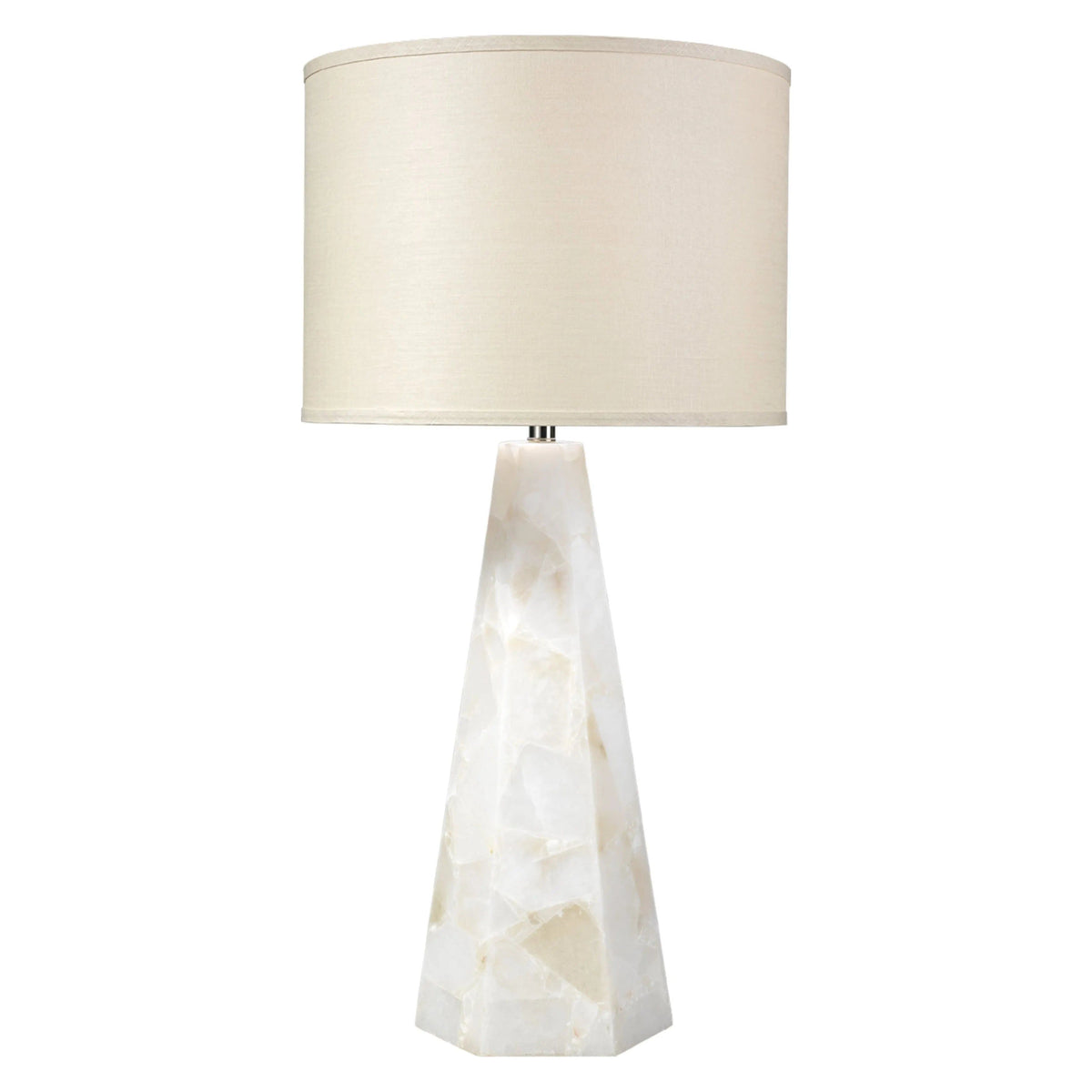 Jamie Young Company - Borealis Hexagon Table Lamp - 9BOREHEXALAB | Montreal Lighting & Hardware