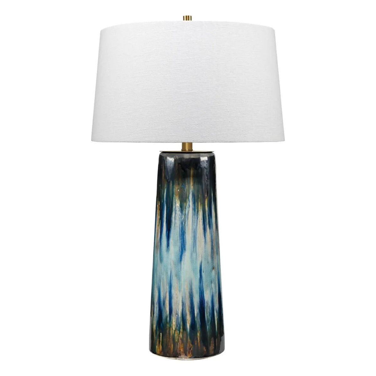 Jamie Young Company - Brushstroke Table Lamp - 9BRUSHAQBL | Montreal Lighting & Hardware