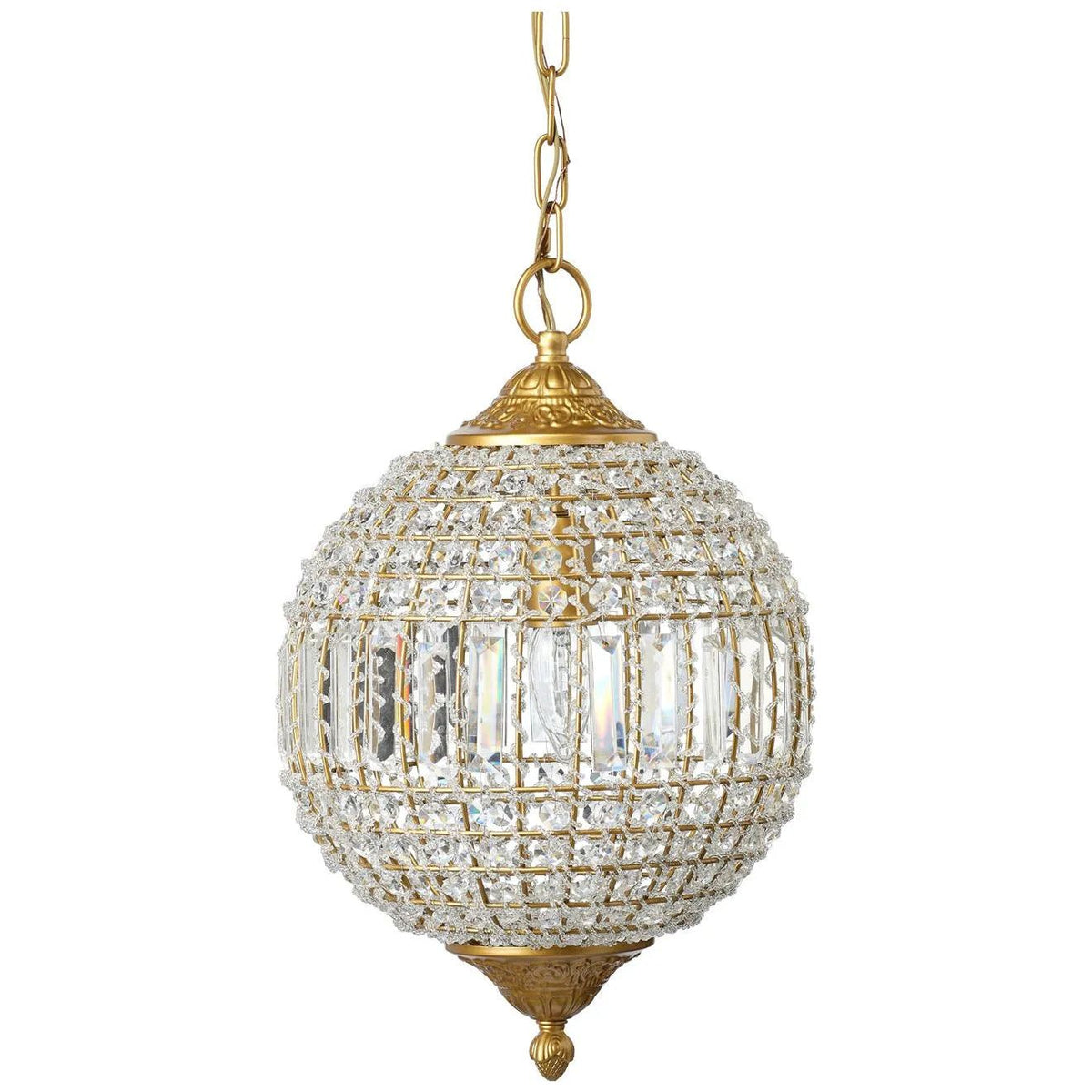 Jamie Young Company - Crystal Orb Pendant - LS5CRYSTCLAG | Montreal Lighting & Hardware