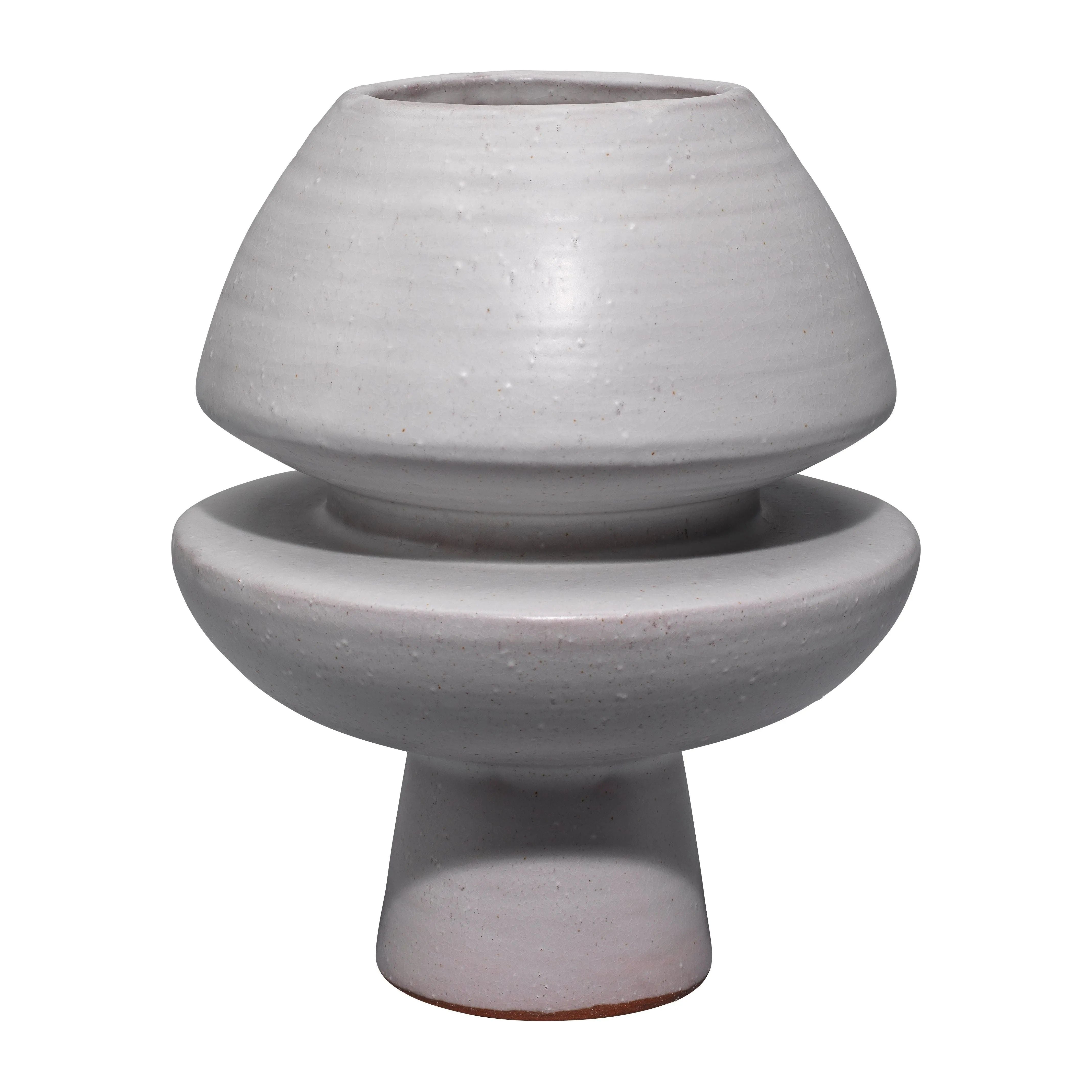 Jamie Young Company - Foundation Decorative Vase - 7FOUN-VAGR | Montreal Lighting & Hardware