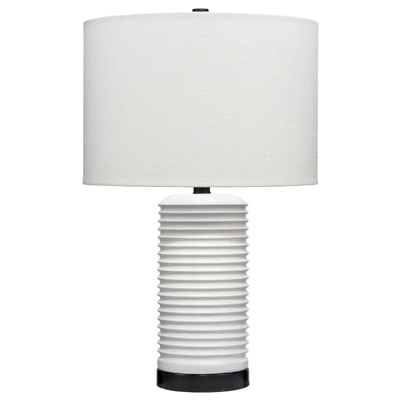 Jamie Young Company - Furrowed Table Lamp - LS9FURROWHBK | Montreal Lighting & Hardware