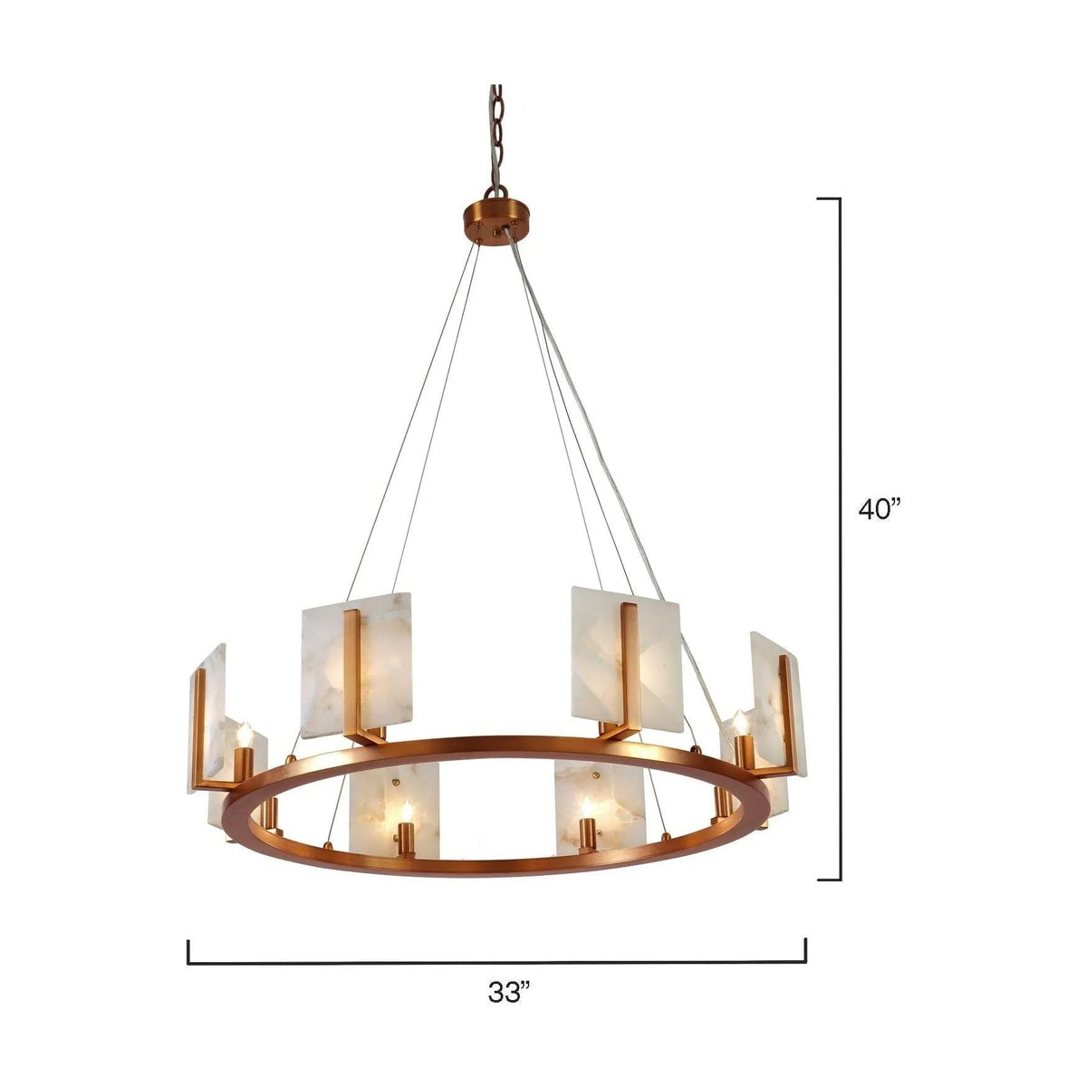 Jamie Young Company - Halo Chandelier - 5HALO-LGWH | Montreal Lighting & Hardware