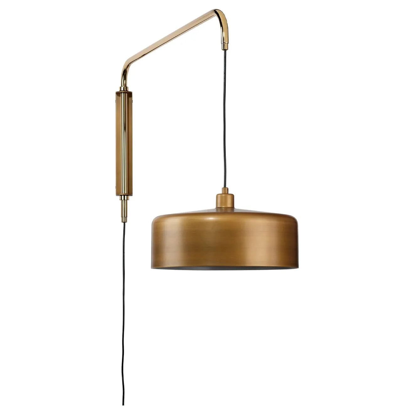 Jamie Young Company - Jeno Swing Arm Wall Sconce, Large - 4JENO-LGBR | Montreal Lighting & Hardware