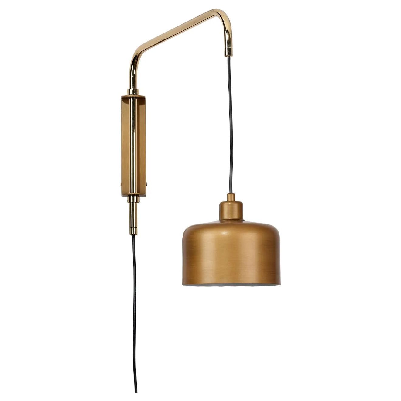 Jamie Young Company - Jeno Swing Arm Wall Sconce, Small - 4JENO-SMBR | Montreal Lighting & Hardware