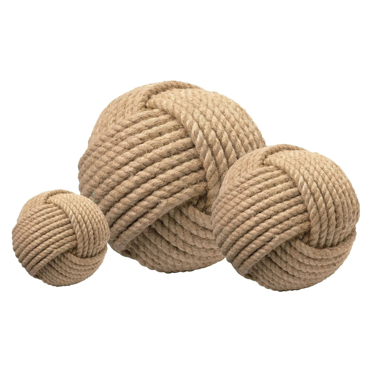 Jamie Young Company - Jute Balls (Set of 3) - 7BALL-JUTE | Montreal Lighting & Hardware