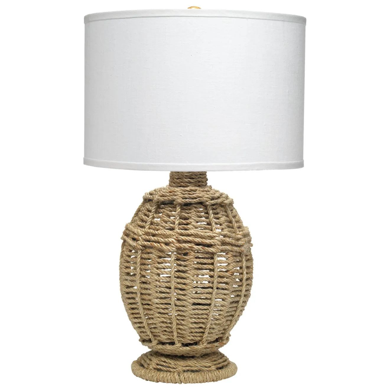 Jamie Young Company - Jute Urn Table Lamp - 1ROPE-SMNA | Montreal Lighting & Hardware