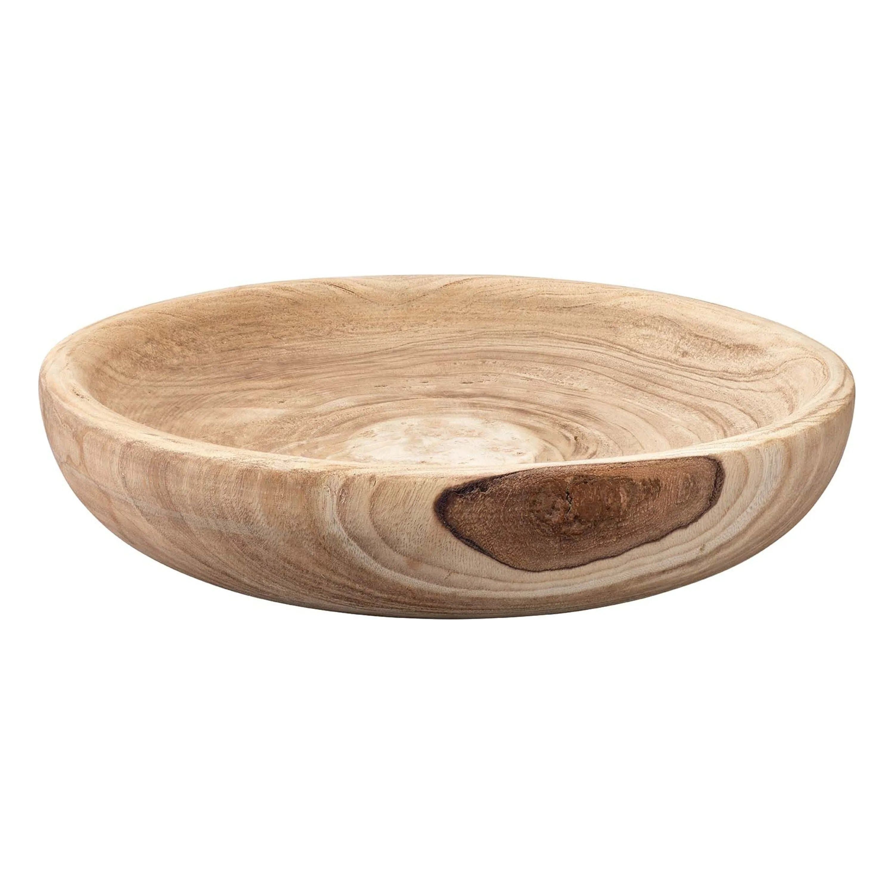 Jamie Young Company - Laurel Wooden Bowl - 7LAUR-LGWD | Montreal Lighting & Hardware