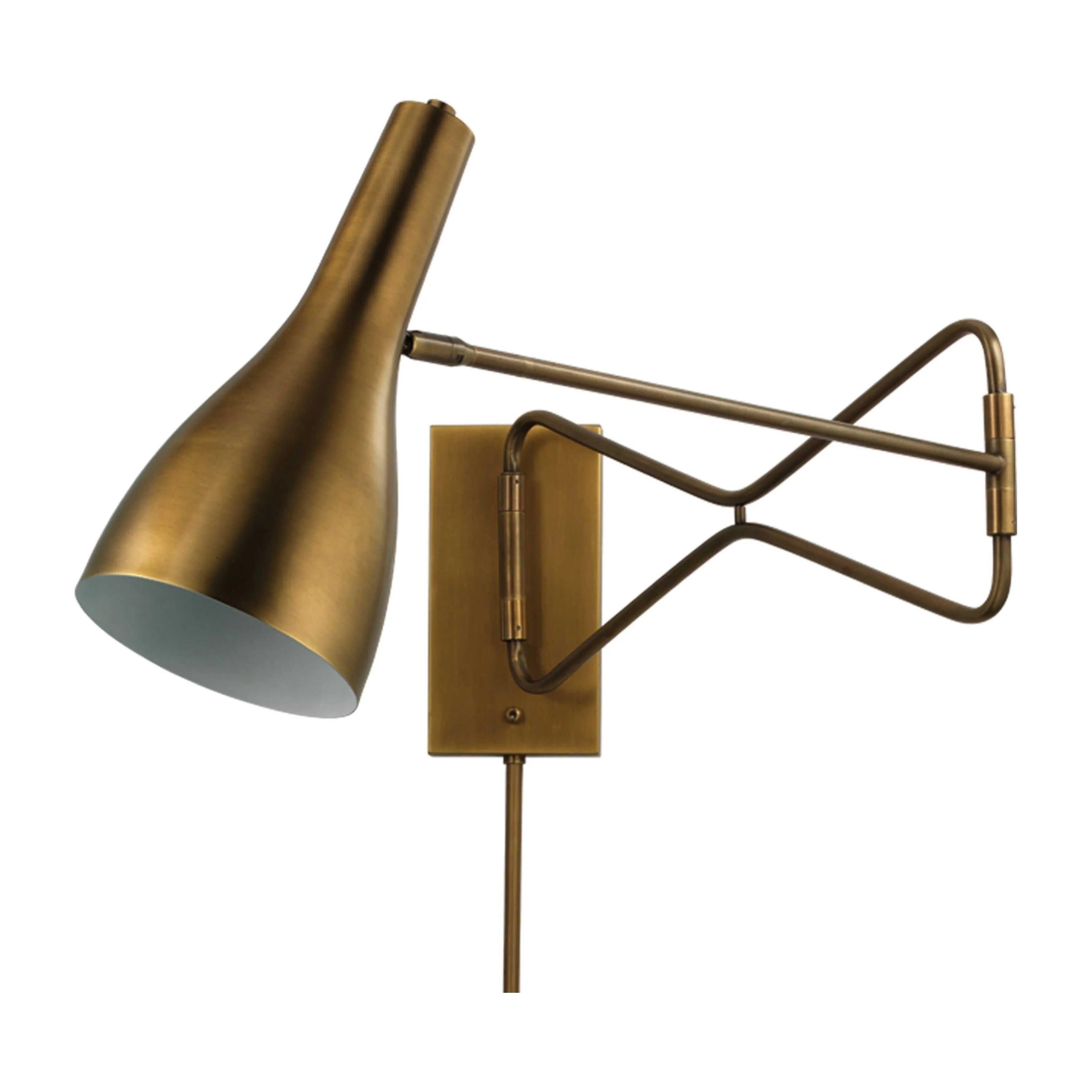 Jamie Young Company - Lenz Swing Arm Wall Sconce - 4LENZ-SCAB | Montreal Lighting & Hardware