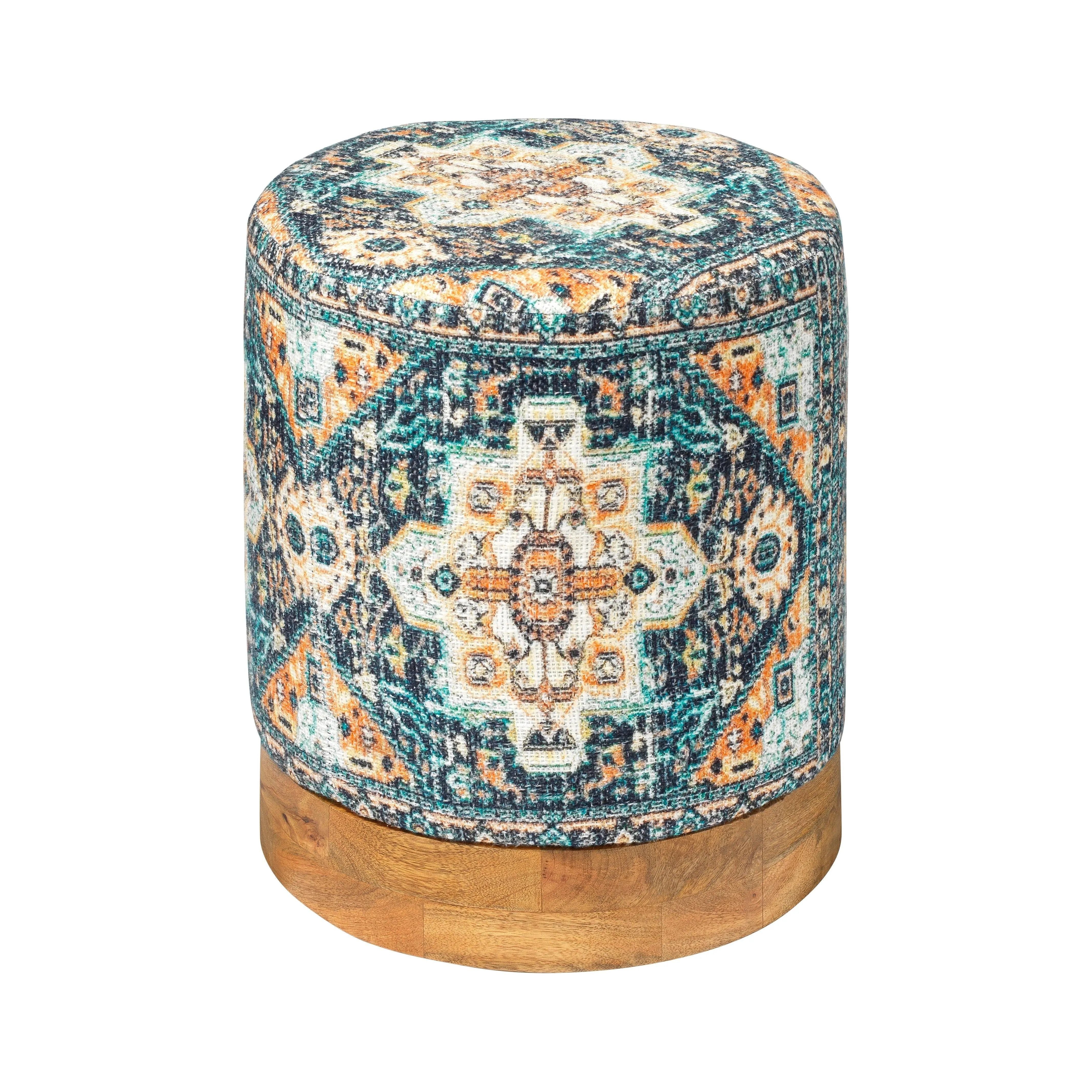 Jamie Young Company - Mendocino Upholstered Ottoman - LS20MENDNVCL | Montreal Lighting & Hardware